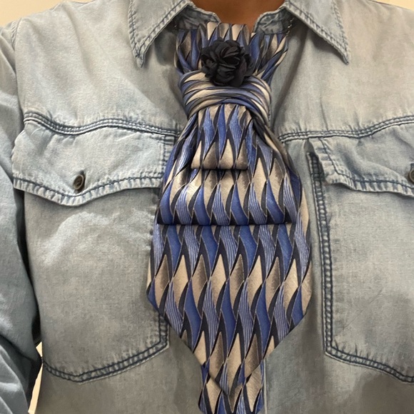 *NEW* Ladies Custom Design Neck-ties with a bow. Colors vary. Adjustable $30each - Picture 7 of 8